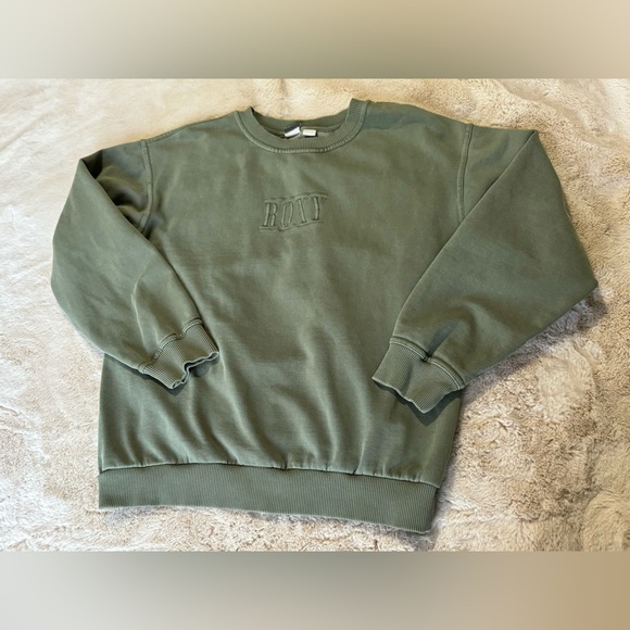 Roxy Tops - Roxy monochromatic logo sweatshirt. Size XS